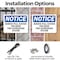 Signmission Remote Pull Station For Hood Fire Suppression OSHA Notice Sign, Plastic, 10in W x 7in L, 2PK OS-2PACK-NS-P-710-L-18032 - alternate 7